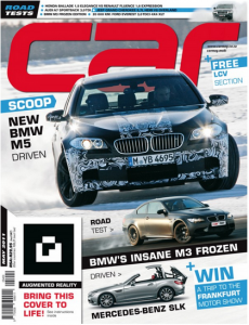 car magazine cover car magazine cover 230x300 Car Magazine tries out Augmented Reality