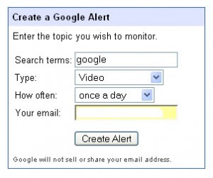 setting up Google alerts for your business